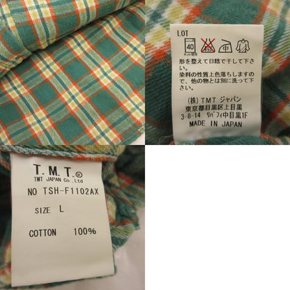 【中古】TMT | ティーエムティー W-GAZE CHECK SHIRTS 長袖シャツ TSH-F1102AX サイズ：L