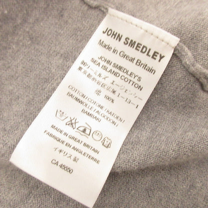 【中古】JOHN SMEDLEY | ジョンスメドレー ボタンレスカーディガン カーディガン グレー サイズ：S