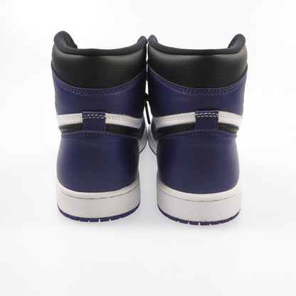 【中古】NIKE | ナイキ AIR JORDAN RETRO 1 HIGH OG COURT PURPLE スニーカー 555088-500 パープル 26.5cm