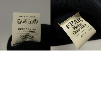 【中古】FPAR | フォーティーパーセントアゲインストライツ ニットキャップ ネイビー