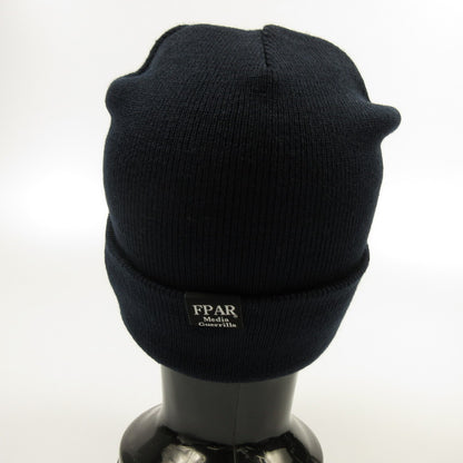 【中古】FPAR | フォーティーパーセントアゲインストライツ ニットキャップ ネイビー