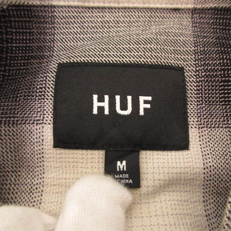 【中古】HUF | ハフ OG LOGO OMBRE PLAID LS SHIRT 長袖シャツ サイズ：M