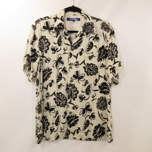 【中古】JUNYA WATANABE COMME des GARCONS MAN | ジュンヤワタナベコムデギャルソンマン レーヨンサテンプリント 半袖シャツ WS-B019 サイズ：XS