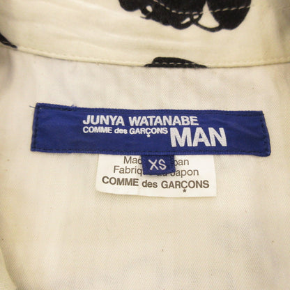 【中古】JUNYA WATANABE COMME des GARCONS MAN | ジュンヤワタナベコムデギャルソンマン レーヨンサテンプリント 半袖シャツ WS-B019 サイズ：XS