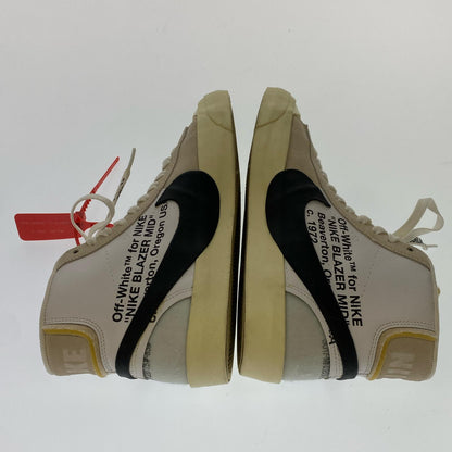 【中古】NIKE | ナイキ THE 10 BLAZER MID スニーカー AA3832-100 サイズ:25.5cm アイボリー 25.5cm