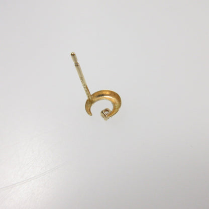 【中古】canal4℃ | カナルヨンドシー 月モチーフ ピアス 151636153010 K10 ゴールド