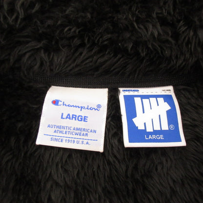 【中古】UNDEFEATED | アンディフィーテッド SHERPA JACKET その他トップス C8-U612 ブラック サイズ：L