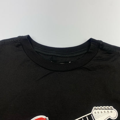 【中古】TAKAHIRO MIYASHITA TheSoloist. | タカヒロミヤシタソザソロイスト guitar Tee 半袖Ｔシャツ sc.0068SS20 年式:2020S/S ブラック サイズ：50