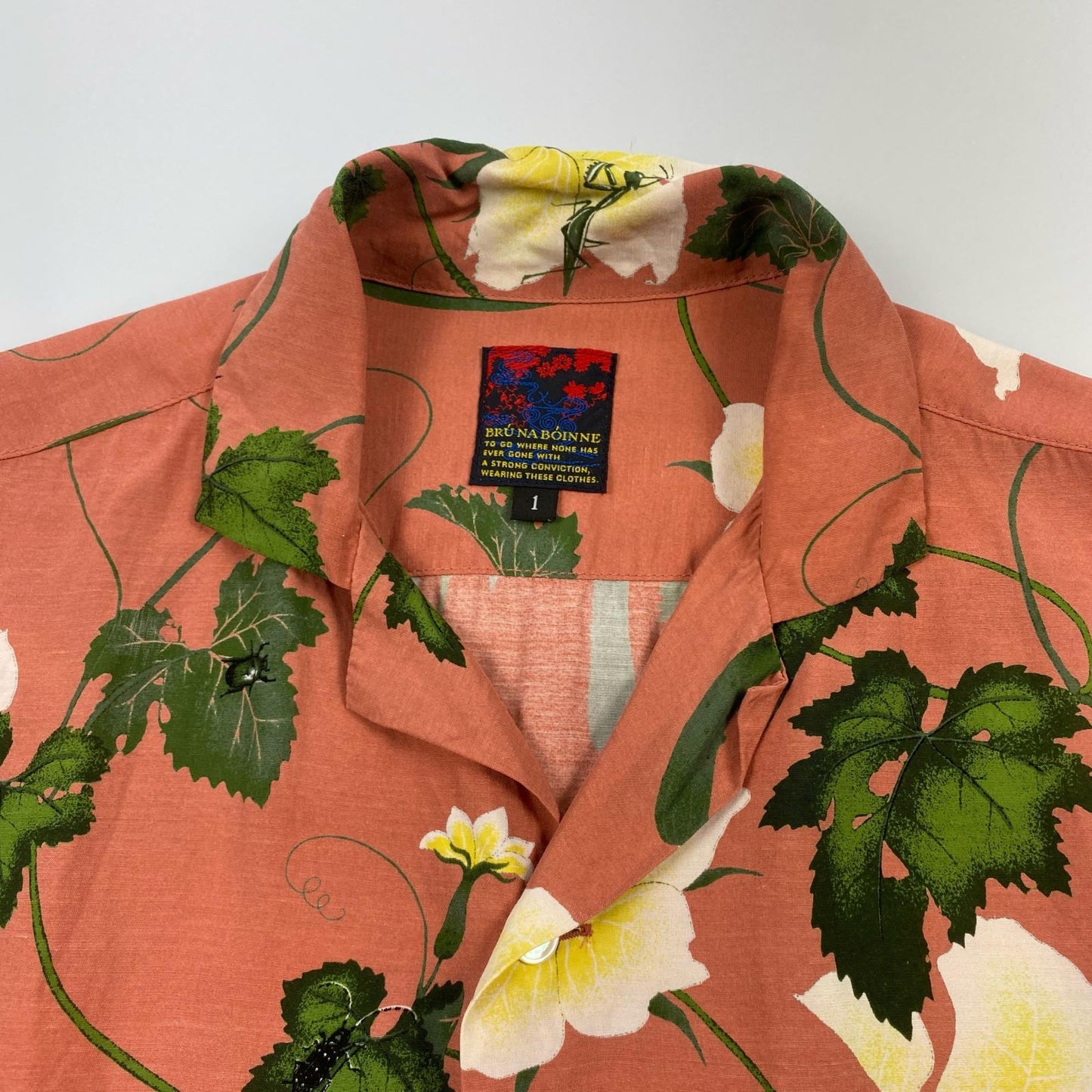 【中古】BRU NA BOINNE | ブルーナボイン パラディースシャツ その他トップス 4381 年式:2018S/S サイズ：1