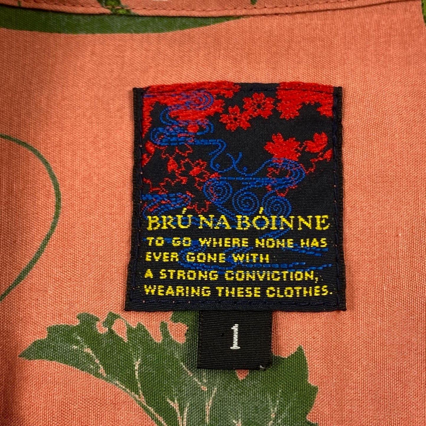 【中古】BRU NA BOINNE | ブルーナボイン パラディースシャツ その他トップス 4381 年式:2018S/S サイズ：1