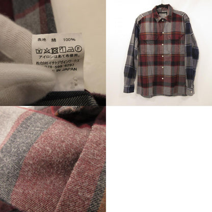 【中古】SUNNY ELEMENT | サニーエレメント チェック再構築 長袖シャツ サイズ：L