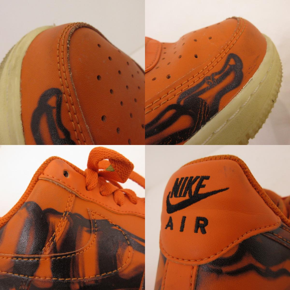 【中古】NIKE | ナイキ Air Force 1 Low 'Orange Skelton' スニーカー CU8067-800 オレンジ 26.5cm