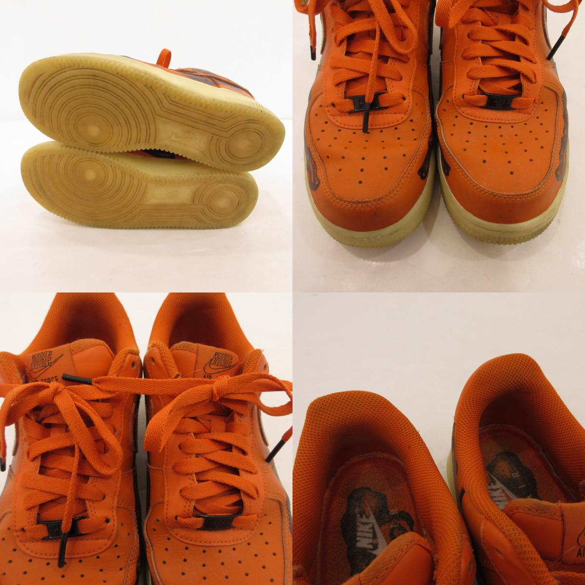 【中古】NIKE | ナイキ Air Force 1 Low 'Orange Skelton' スニーカー CU8067-800 オレンジ 26.5cm