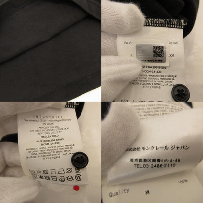 【中古】MONCLER | モンクレール ポロシャツ 8304399 ブラック サイズ：S