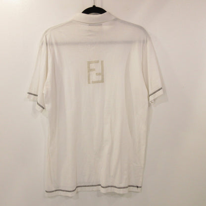 【中古】FENDI | フェンディ ポロシャツ 9805 8 ホワイト サイズ：38