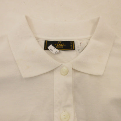 【中古】FENDI | フェンディ ポロシャツ 9805 8 ホワイト サイズ：38