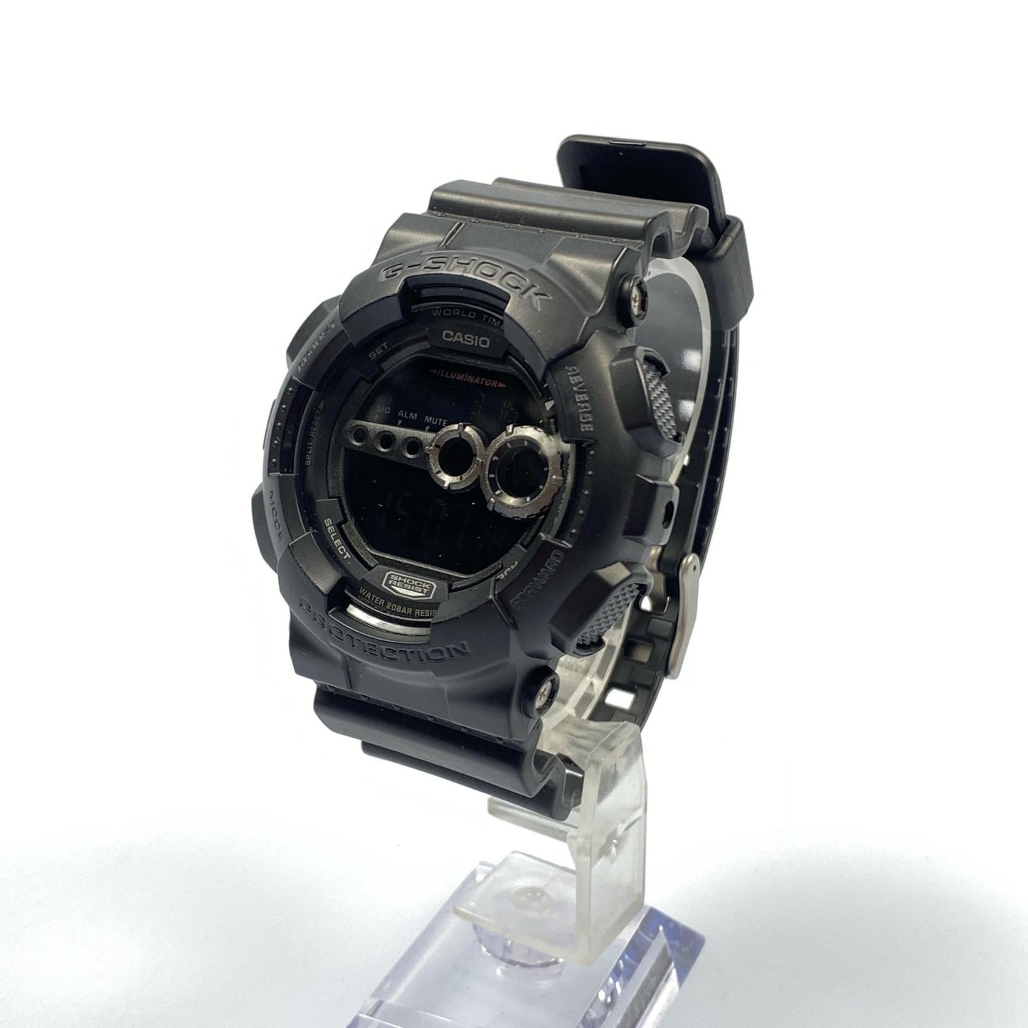 【中古】G-SHOCK | ジーショック 腕時計 GD-100-1BJF デジタルクォーツ ブラック