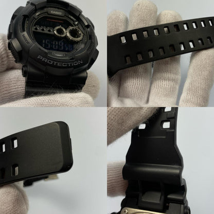 【中古】G-SHOCK | ジーショック 腕時計 GD-100-1BJF デジタルクォーツ ブラック