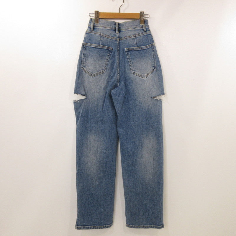 【中古】COCODEAL | ココディール リメイクウエストカットオフデニムパンツ デニムパンツ 73216252B ライトブルー サイズ：2