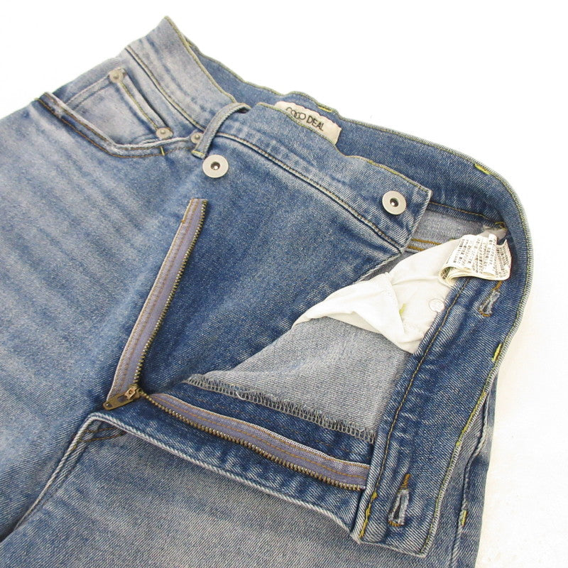 【中古】COCODEAL | ココディール リメイクウエストカットオフデニムパンツ デニムパンツ 73216252B ライトブルー サイズ：2