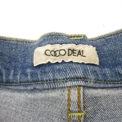 【中古】COCODEAL | ココディール リメイクウエストカットオフデニムパンツ デニムパンツ 73216252B ライトブルー サイズ：2