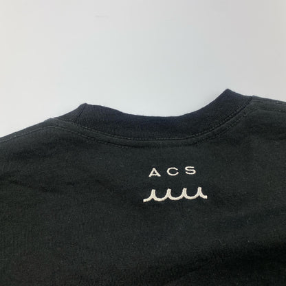【中古】ACANTHUS | アカンサス OLD LOGO TEE 半袖Ｔシャツ MA2524 年式:2025S/S ×muta×PRO-TAG ブラック サイズ：M
