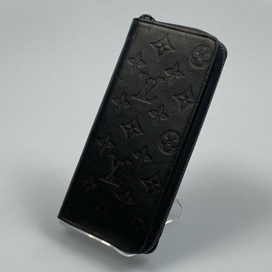 【中古】LOUIS VUITTON | ルイ・ヴィトン ジッピーウォレットヴェルティカル 長財布 M62902 モノグラム シャドウ CA5108 ラウンドファスナー長財布