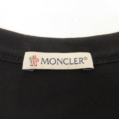 【中古】MONCLER | モンクレール ダブルロゴワッペン 半袖Ｔシャツ 8032500 国内正規品 ネイビー サイズ：M
