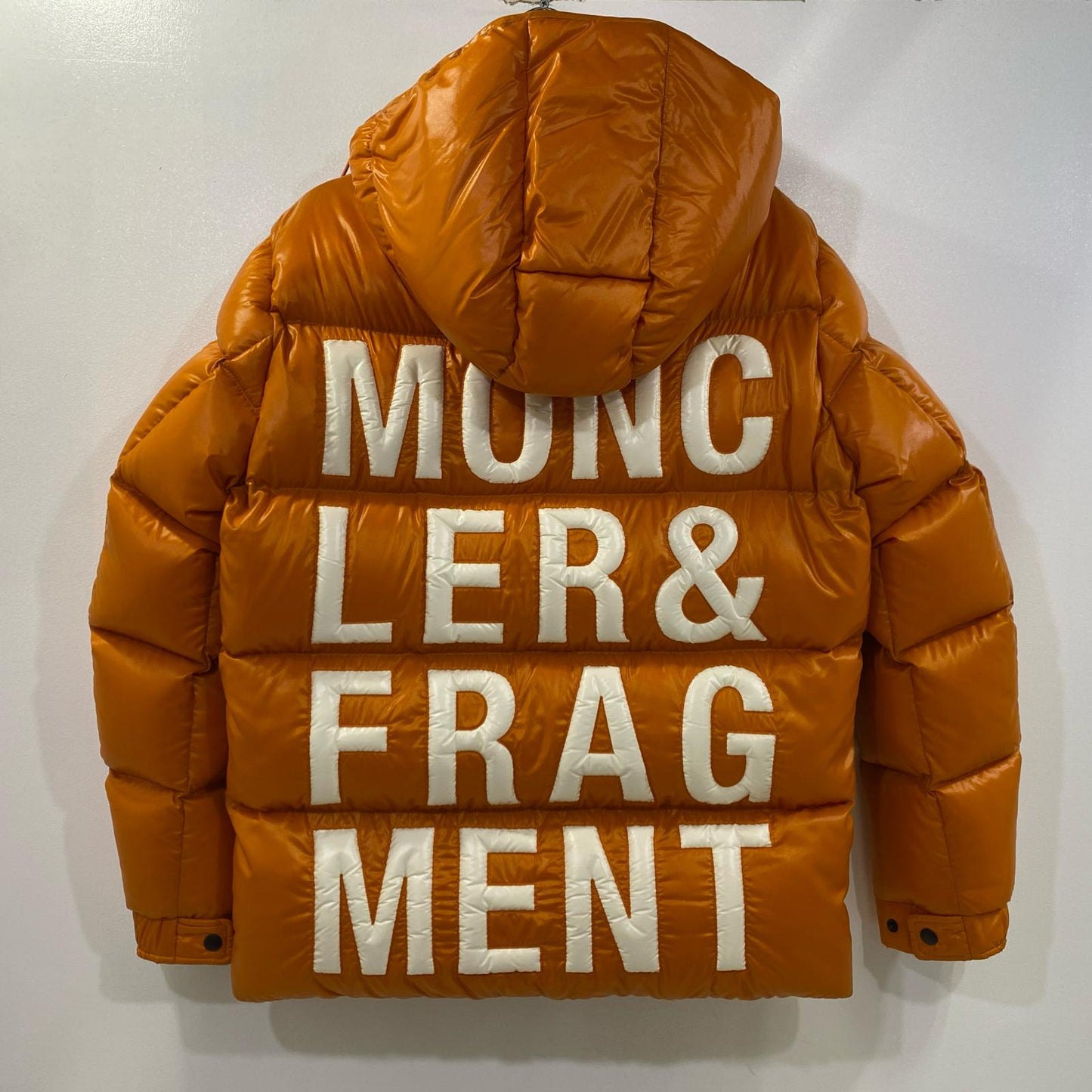【中古】MONCLER GENIUS | モンクレールジニアス HANRIOT ダウンジャケット 4130750 2019A/W 国内正規品 オレンジ サイズ：2