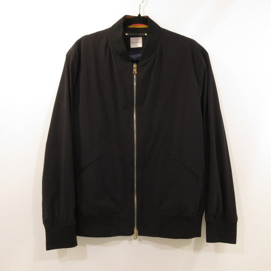 【中古】Paul Smith | ポール・スミス パフォーマンスストレッチ MA-1ブルゾン ブルゾン 153174 ブラック サイズ：L