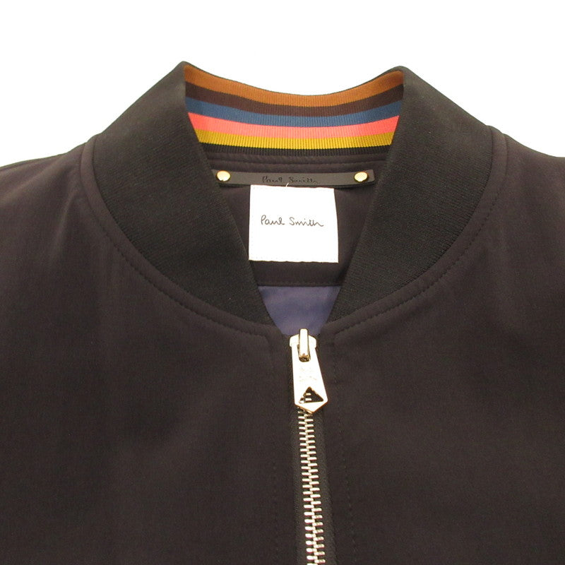【中古】Paul Smith | ポール・スミス パフォーマンスストレッチ MA-1ブルゾン ブルゾン 153174 ブラック サイズ：L