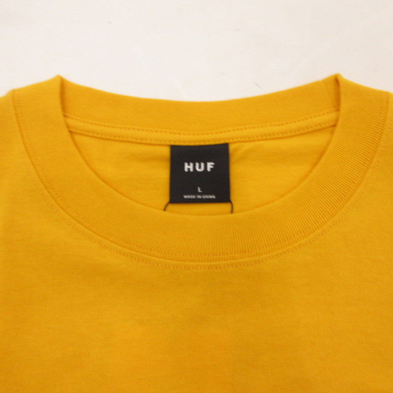 【中古】HUF | ハフ METAL TT S/S POCKET TEE 半袖Ｔシャツ TS80158 2024S/S イエロー サイズ：L
