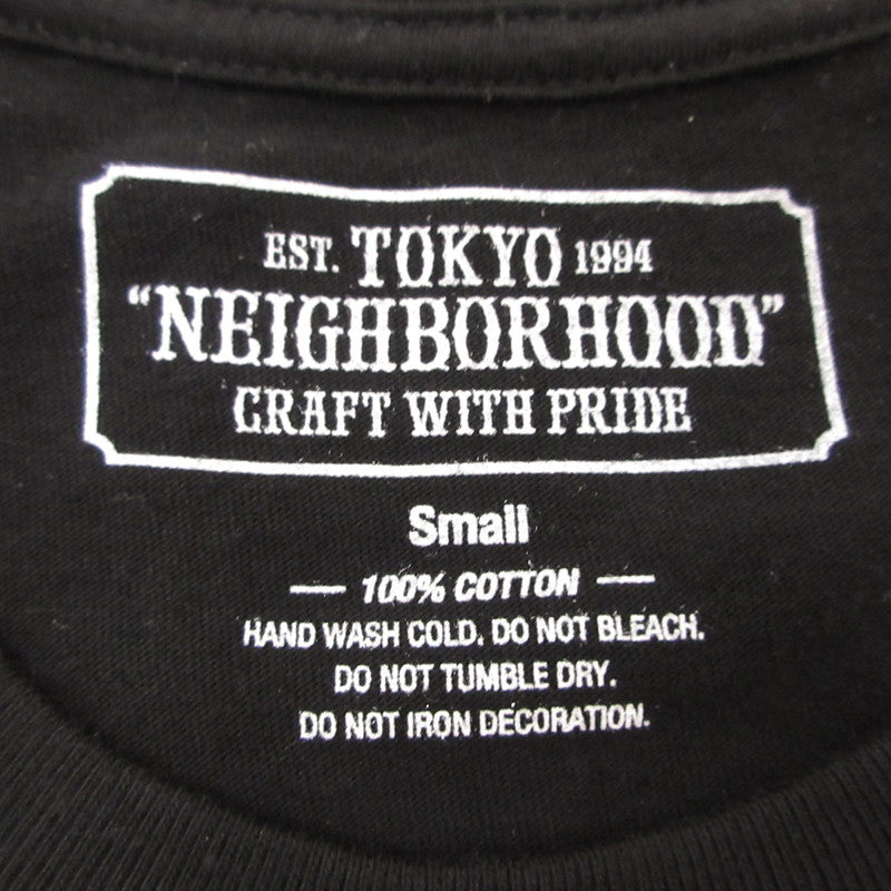 【中古】NEIGHBORHOOD | ネイバーフッド MDCM EX/C-TEE.SS 半袖Ｔシャツ 201PCMXN-ST01S 2020S/S ブラック サイズ：S