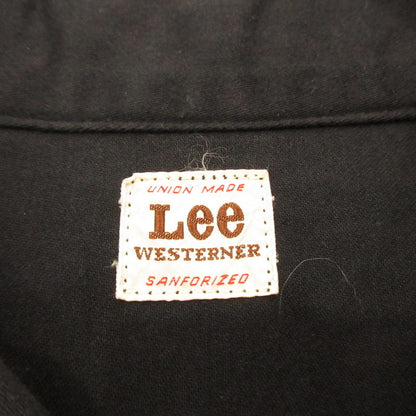 【中古】Lee | リー 別注100-J Westerner Jacket デニム LB0343 ×ROSSO ブラック サイズ：M