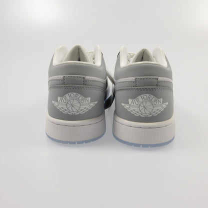 【中古】NIKE | ナイキ WMNS AIR JORDAN 1 LOW WHITE/WOLF GREY-ALUMINUM スニーカー DC0774-105 2024S/S グレー 27.5cm