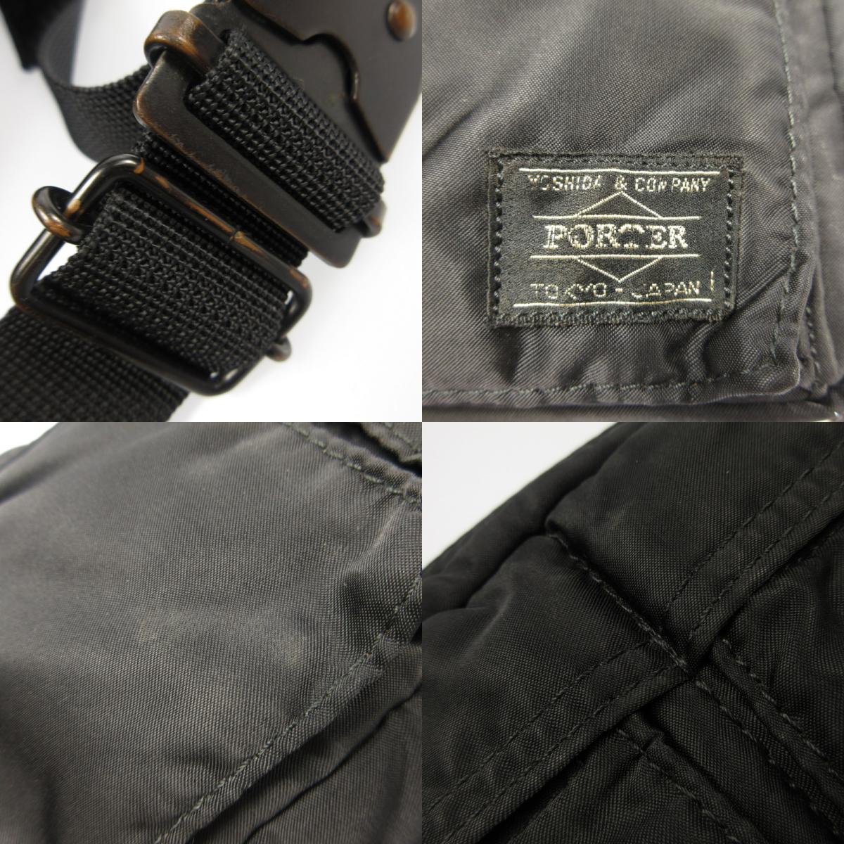【中古】PORTER | ポーター TANKER ウエストバッグ 622-08723 ブラック
