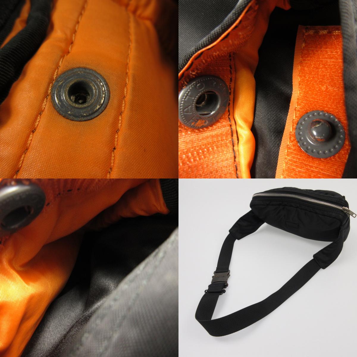 【中古】PORTER | ポーター TANKER ウエストバッグ 622-08723 ブラック