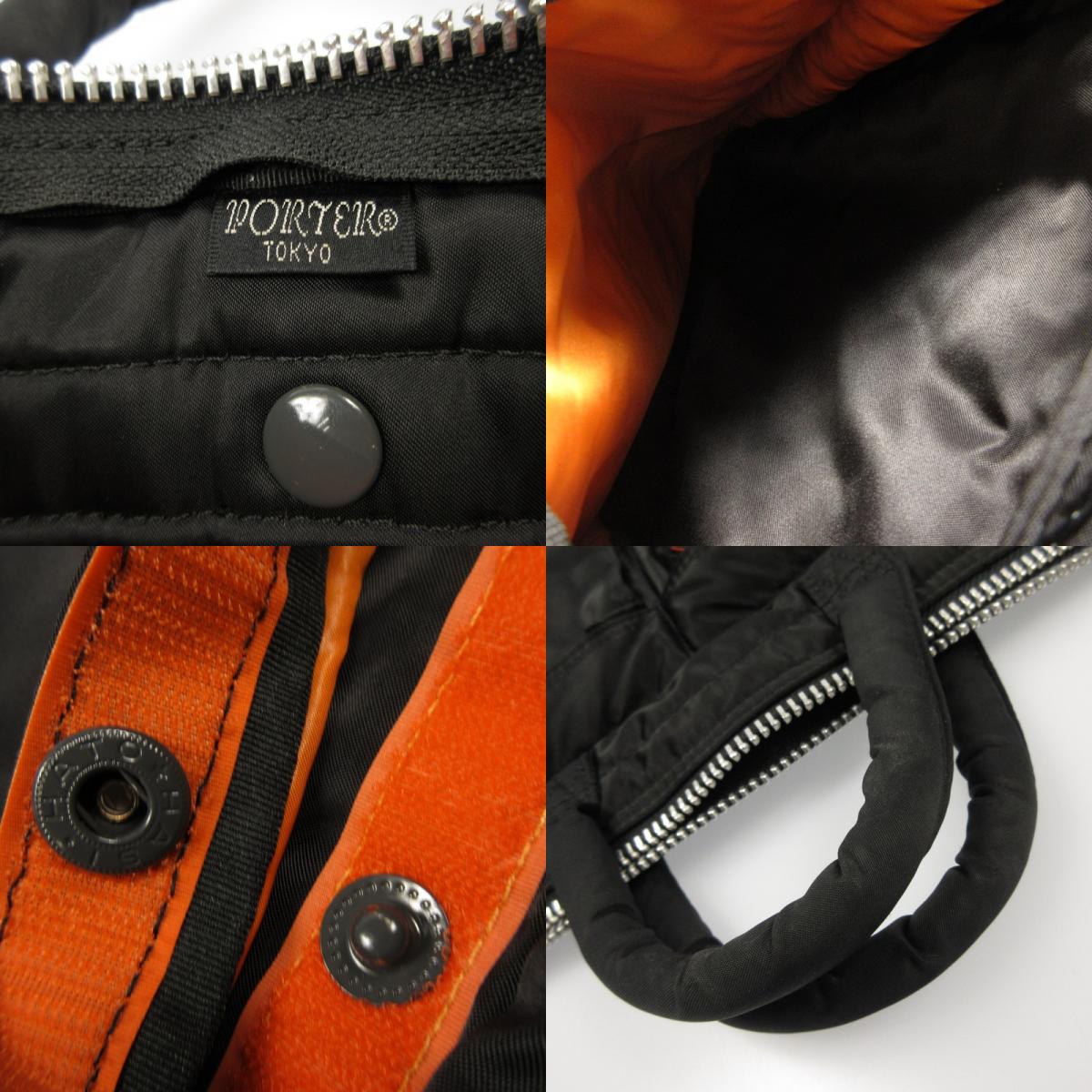 【中古】PORTER | ポーター TANKER SHORT HELMETBAG ハンドバッグ 622-78330 ブラック