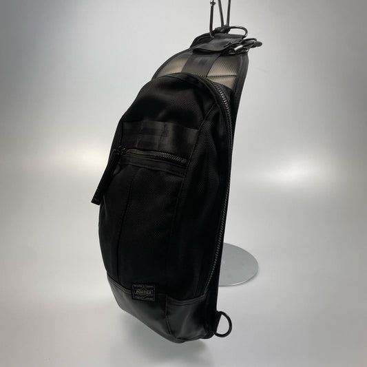 【中古】PORTER | ポーター HEAT ボディバッグ 703-08000 ブラック