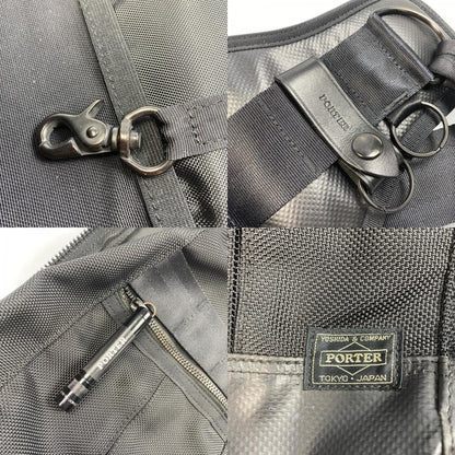 【中古】PORTER | ポーター HEAT ボディバッグ 703-08000 ブラック