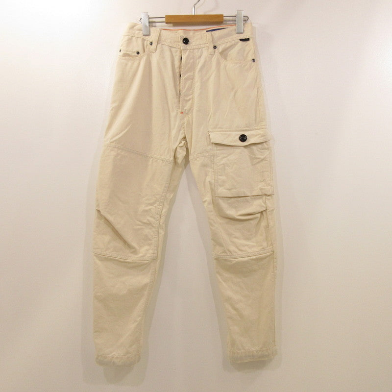 【中古】G-STAR | ジースター BEARING 3D CARGO パンツ D21483-D295-159 アイボリー