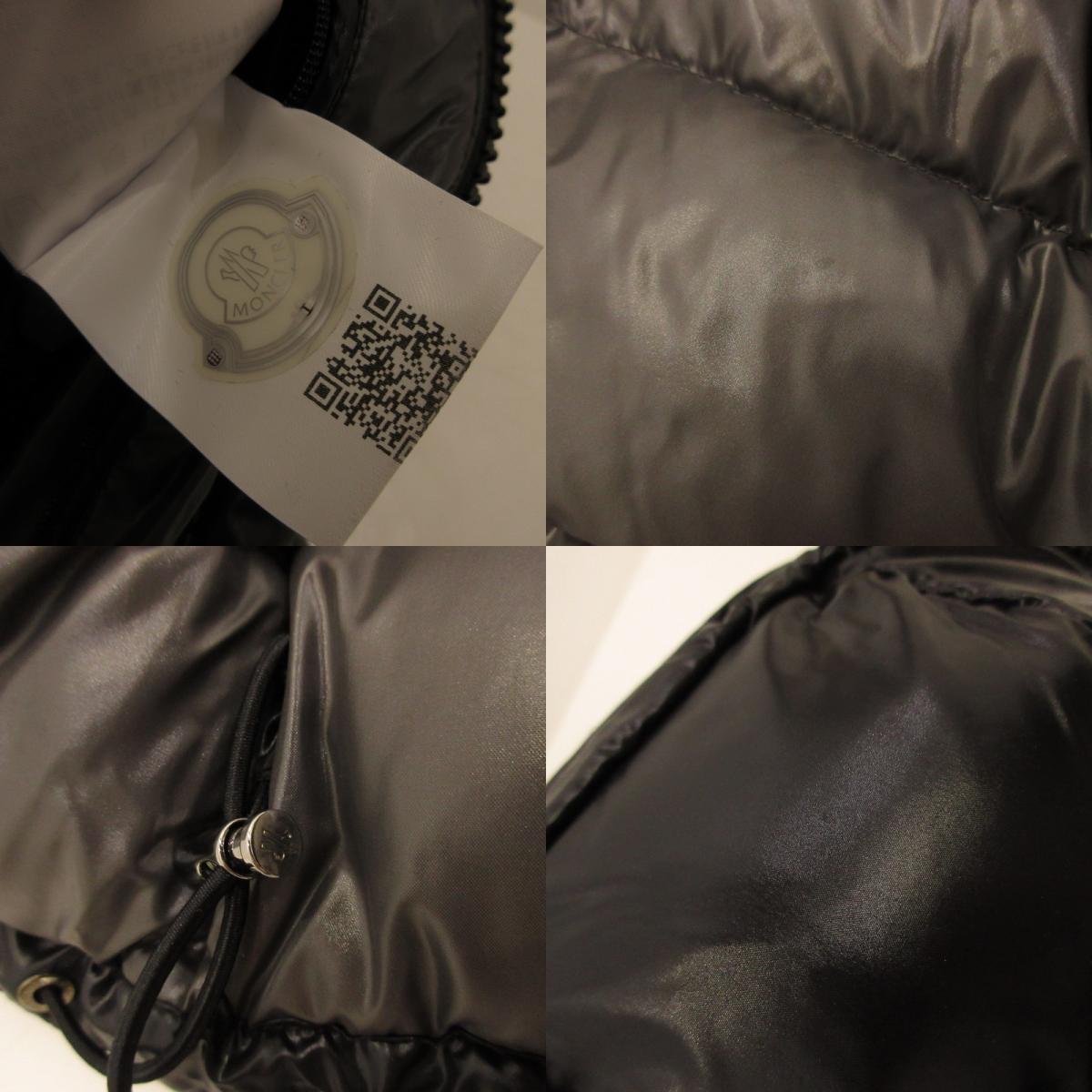 【中古】MONCLER | モンクレール MAYA ダウンジャケット E20911A53600 2019A/W　国内正規品 ブラック サイズ：1