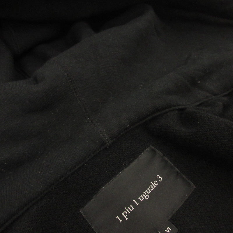 【中古】1 PIU 1 UGUALE 3 | ウノピュウノウグァーレトレ BASIC PARKA パーカー MRB239-CTU138 ブラック サイズ：4
