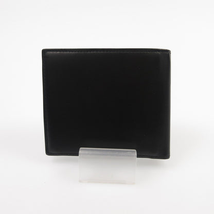 【中古】Paul Smith | ポール・スミス シグネチャーストライプインバーテッド 二つ折り財布 813025 ブラック