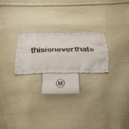 【中古】thisisneverthat | ディスイズネバーザット TSNVT Trucker Jacket デニム TN241WOWLS06 アイボリー サイズ：M