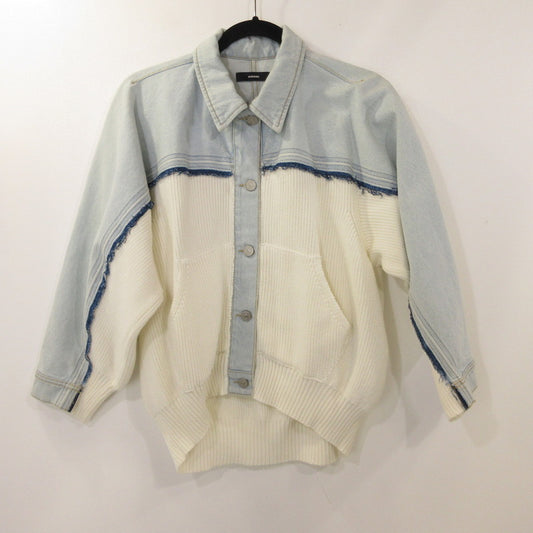 【中古】DIESEL | ディーゼル M-COMBY ニットミックスデニムジャケット デニム 00SH8P0WAWR サイズ：XS