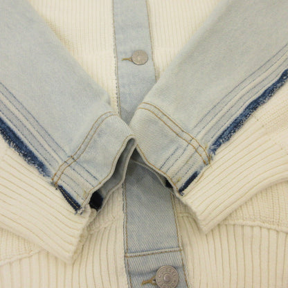 【中古】DIESEL | ディーゼル M-COMBY ニットミックスデニムジャケット デニム 00SH8P0WAWR サイズ：XS