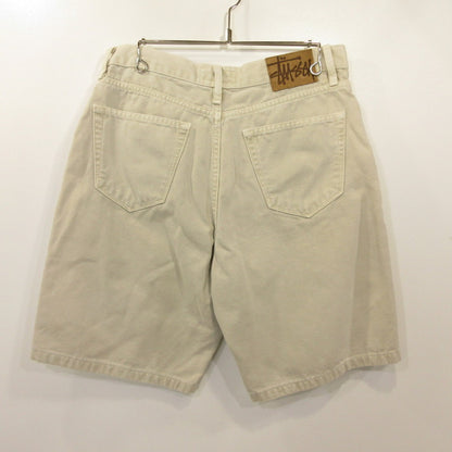 【中古】STUSSY | ステューシー BIG OL' SHORT WASHED CANVAS ショートパンツ 112277 グレー サイズ：30