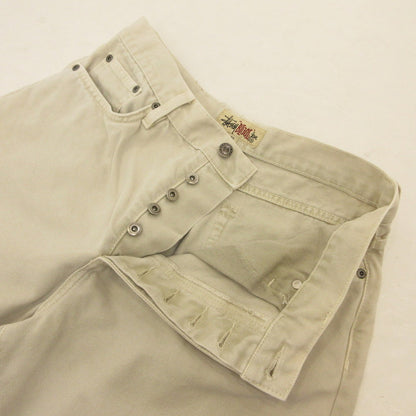 【中古】STUSSY | ステューシー BIG OL' SHORT WASHED CANVAS ショートパンツ 112277 グレー サイズ：30