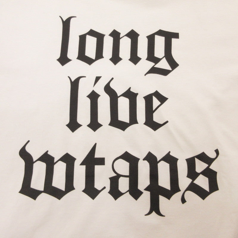 【中古】W)TAPS | ダブルタップス LLW/SS/COTTON 半袖Ｔシャツ 221ATDT-STM08S 年式:2022S/S ホワイト サイズ：3